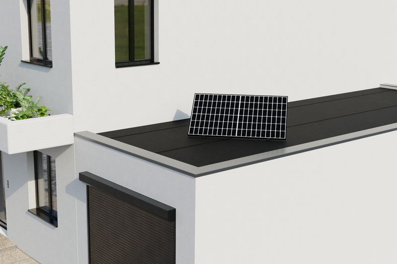 Balkonkraftwerk pluginPV 400 Flat für Flachdach