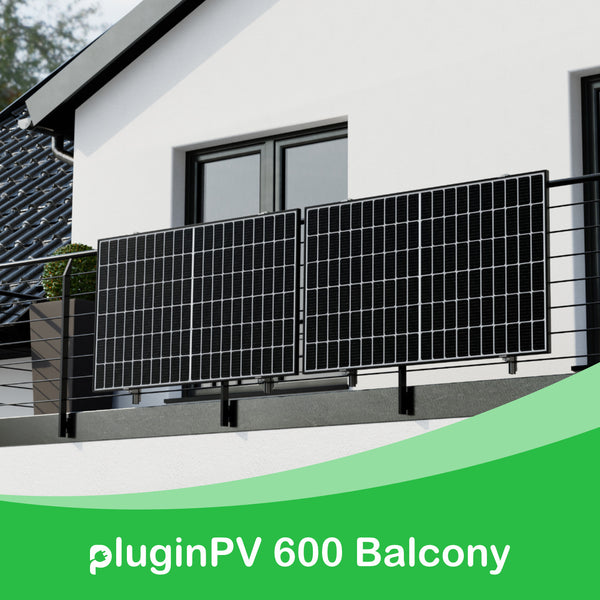 Balkonkraftwerk - pluginPV 600 Balcony für Balkon oder Geländer