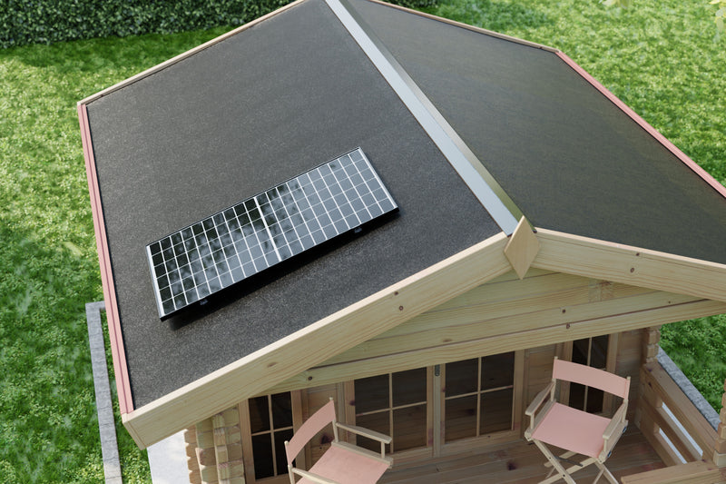 Montageset für 1 Solarmodul - Halterung Bitumendach