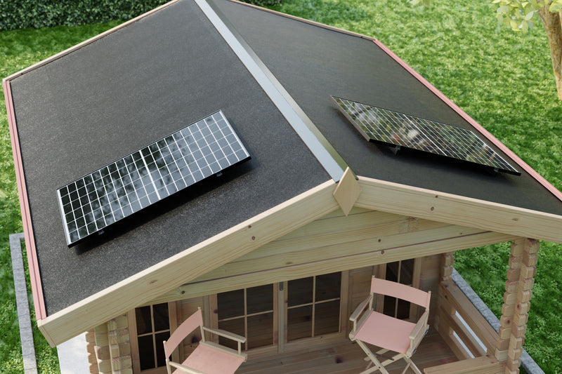 Balkonkraftwerk - pluginPV 600 Roof für Bitumendach (Einzelmontage)