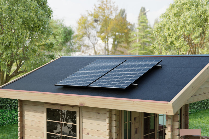 Balkonkraftwerk - pluginPV 600 Roof für Bitumendach (Paarmontage)