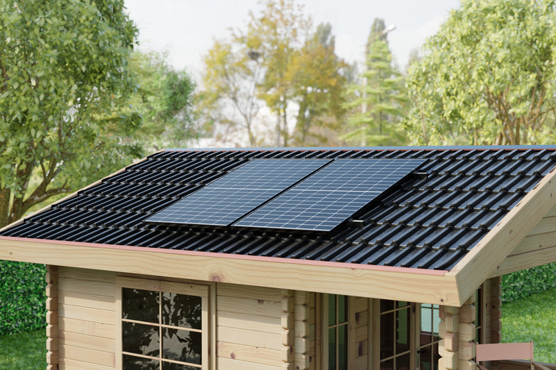 Balkonkraftwerk - pluginPV 600 Roof für Ziegeldach (Paarmontage)