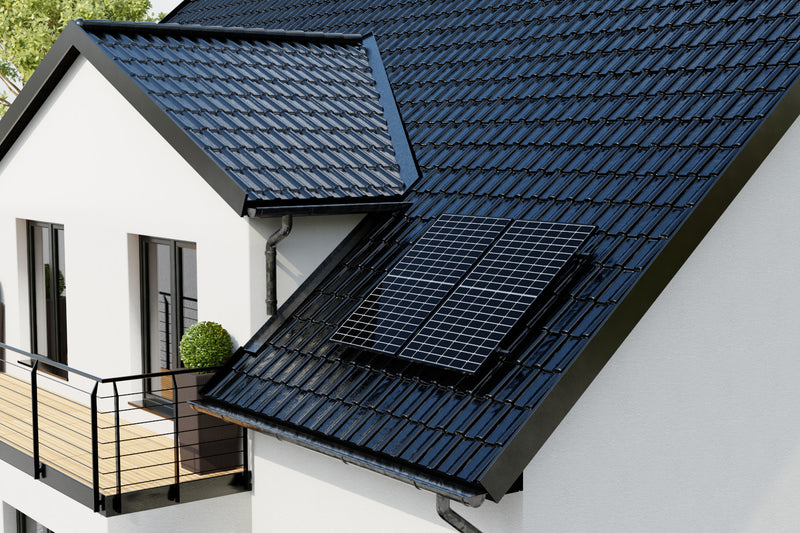 Balkonkraftwerk - pluginPV 600 Roof für Ziegeldach (Paarmontage)
