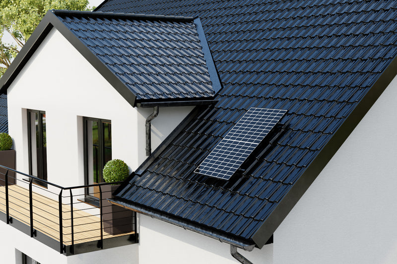 Montageset für 1 Solarmodul - Halterung Ziegeldach