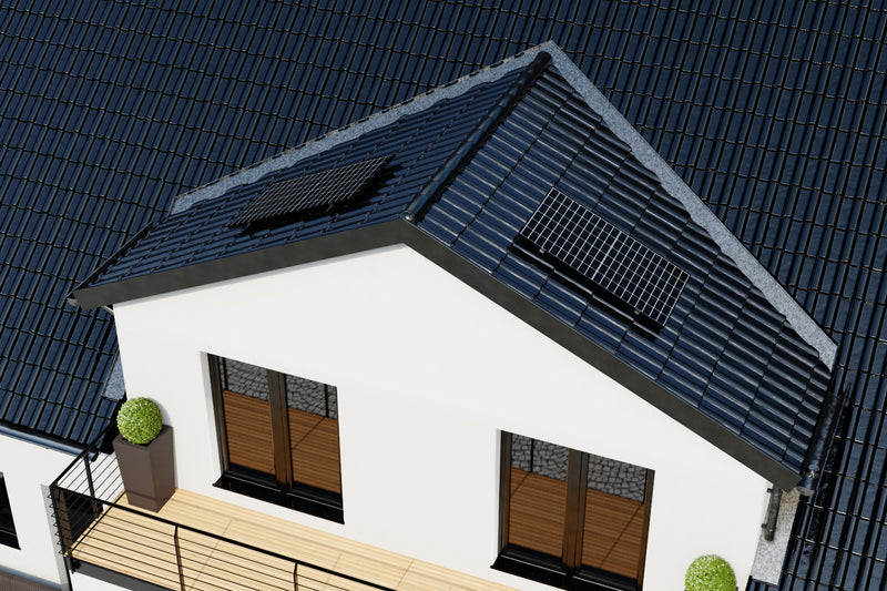 Balkonkraftwerk - pluginPV 600 Roof für Ziegeldach (Einzelmontage)