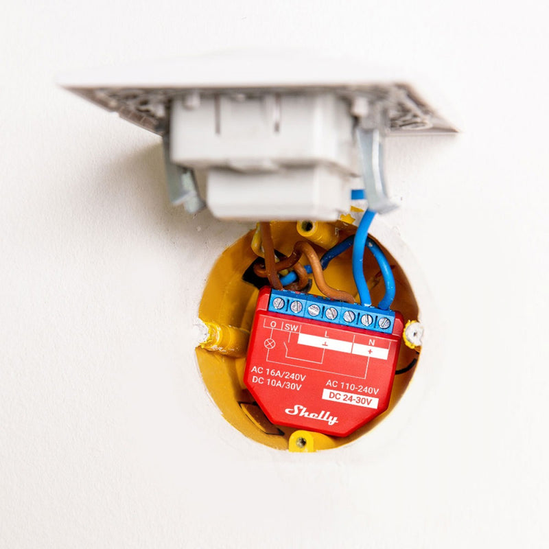 Home Shelly Relais "Plus 1PM" WLAN Schaltaktor 16A BT Messfunktion