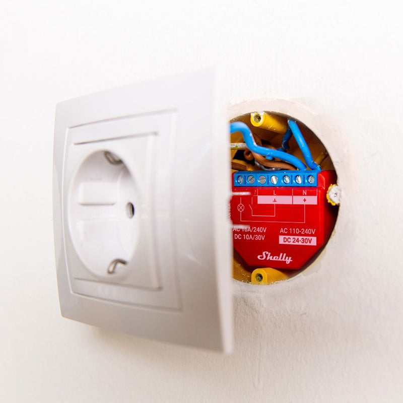 Home Shelly Relais "Plus 1PM" WLAN Schaltaktor 16A BT Messfunktion