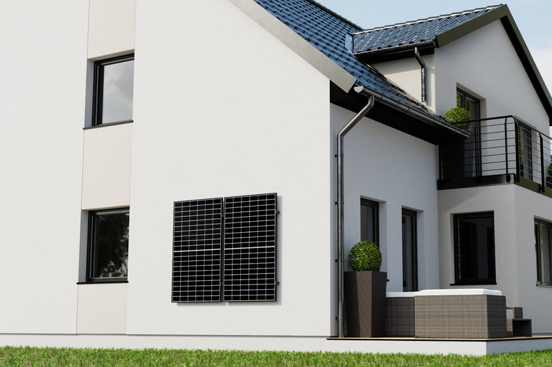 Balkonkraftwerk - pluginPV 600 Wall für Fassade oder Betonbalkon