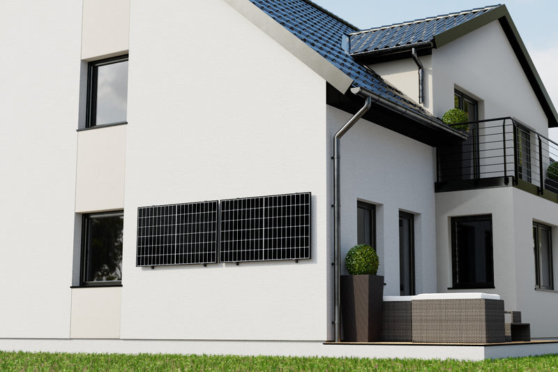 Balkonkraftwerk - pluginPV 600 Wall für Fassade oder Betonbalkon